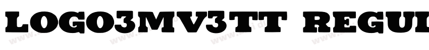 Logo3Mv3tt Regular字体转换